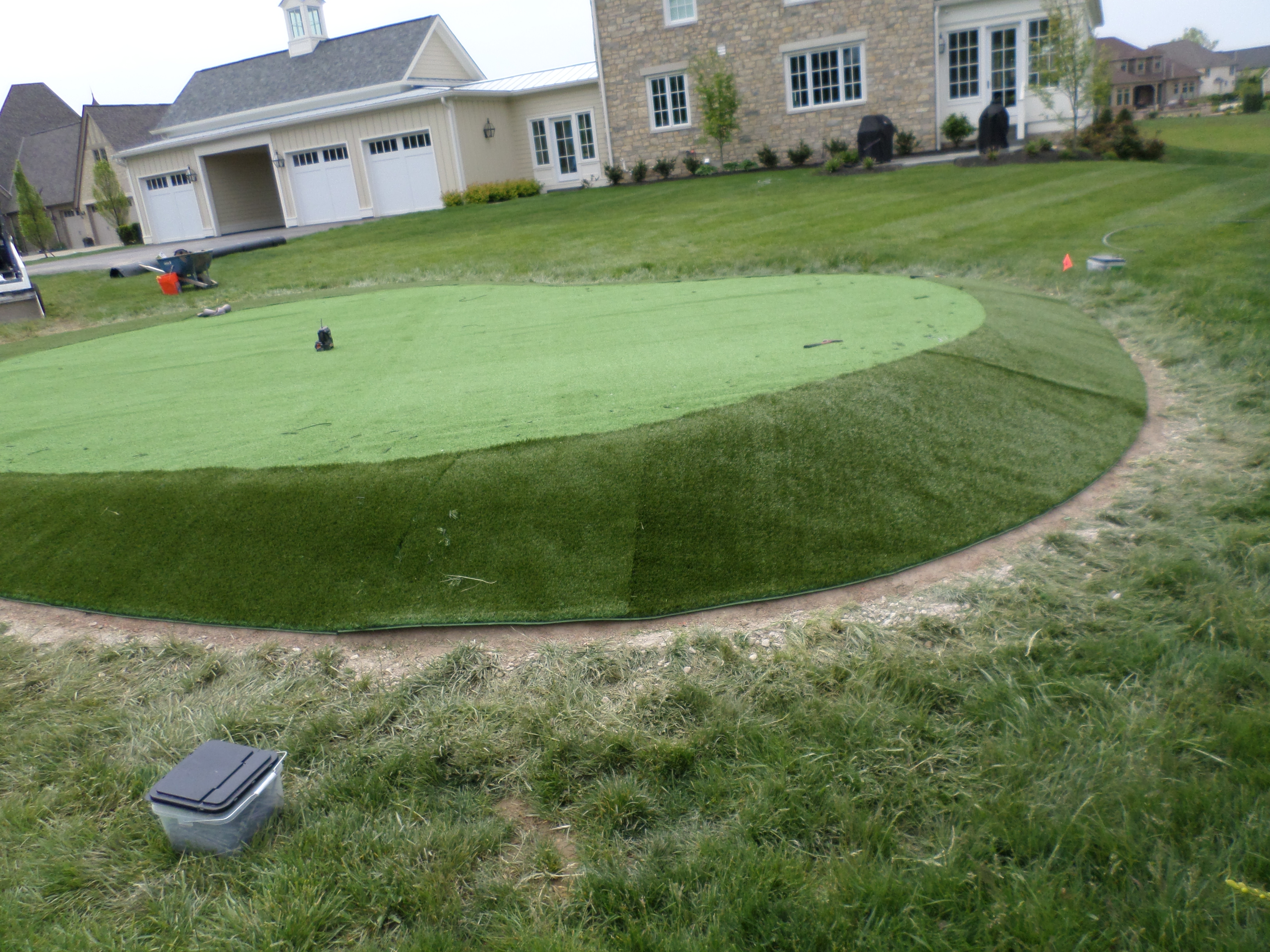 Golf Greens Installation Process Gallery